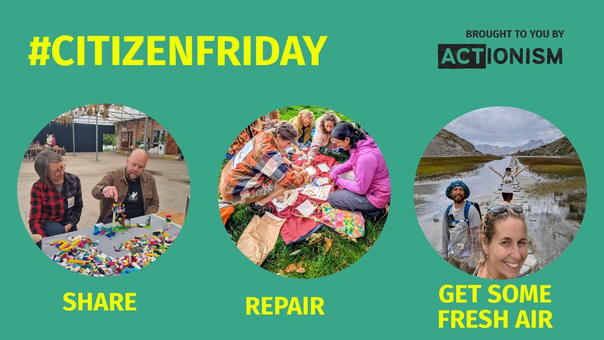Happy CitizenFriday  - Critical connections, not critical mass