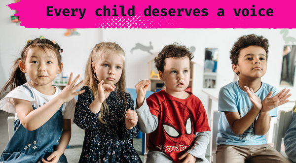 Every child deserves a voice – Here’s how you can help them find it.