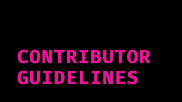 ACTionism Contributor Guidelines