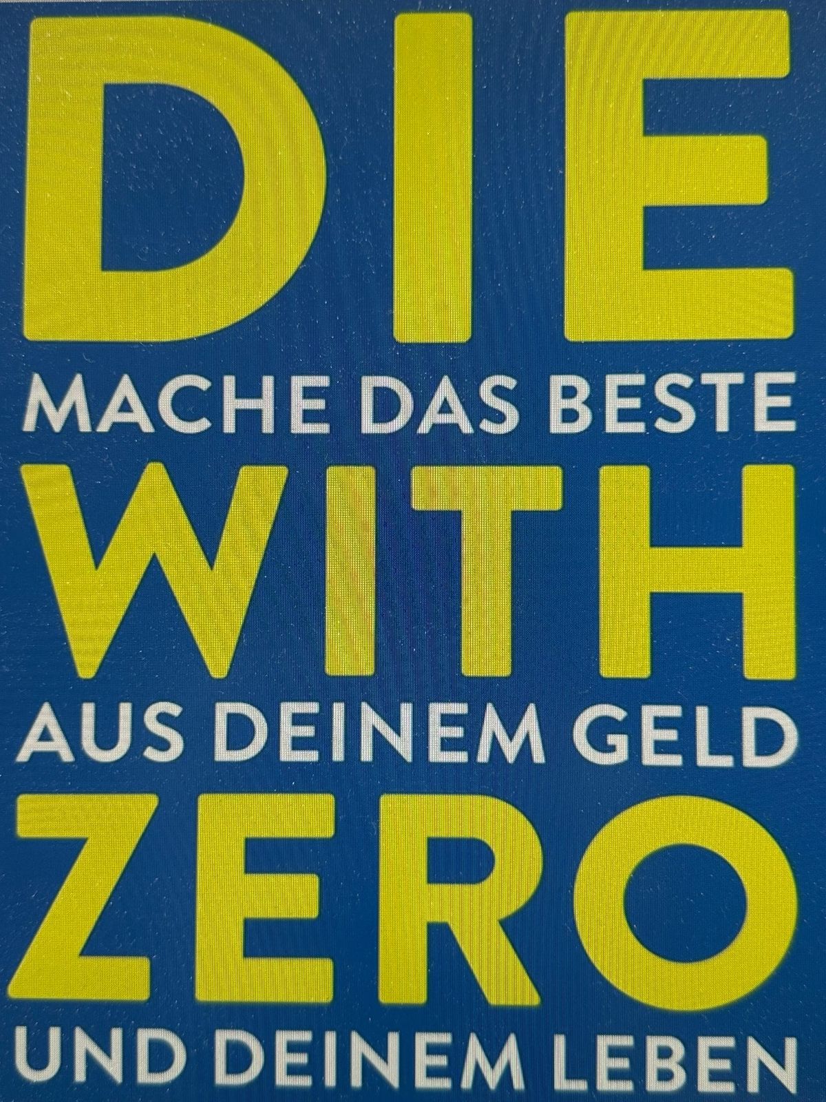 Die with zero