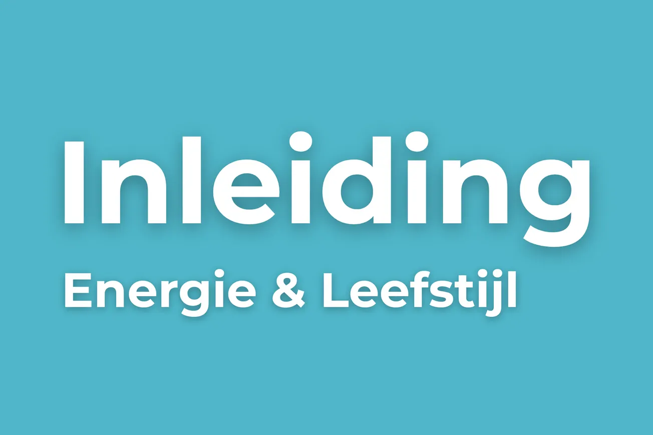 Je energie en leefstijl