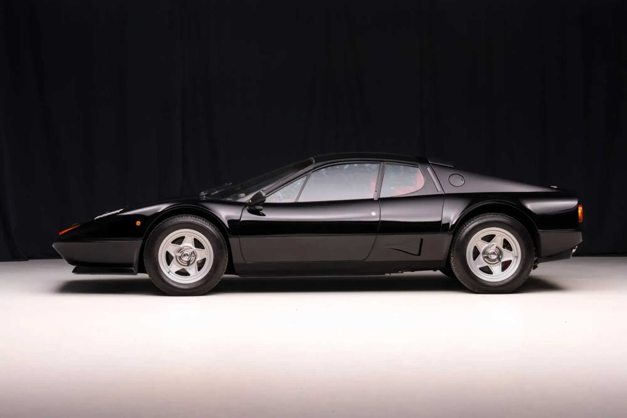This Gorgeous Black over Red Ferrari 512 BBi is Selling Tuesday on