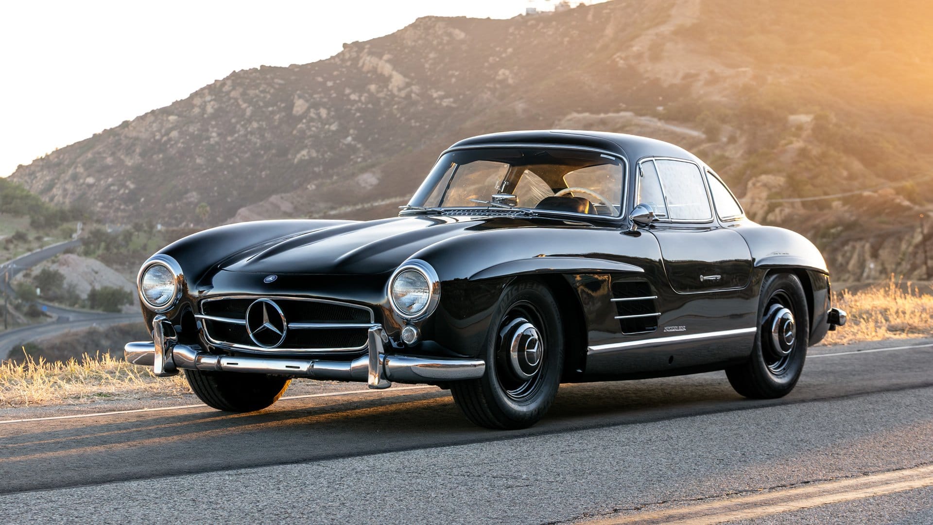 1956 Mercedes-Benz 300 SL Gullwing Coupe in black