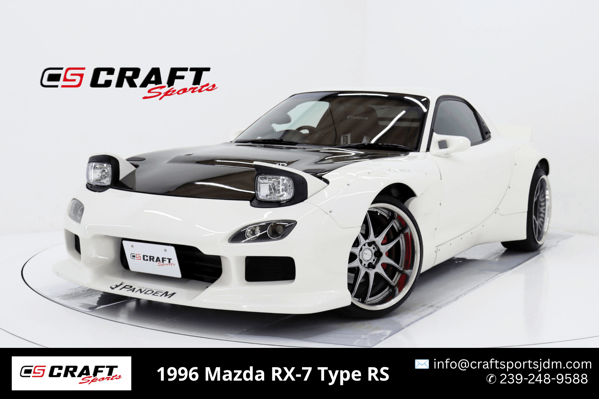 Mazda RX-7 FD3S with Rocket Bunny Pandem widebody kit