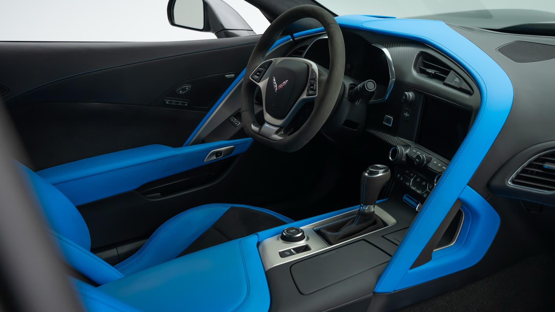 2017 Corvette Grand Sport Collector Edition Tension Blue interior