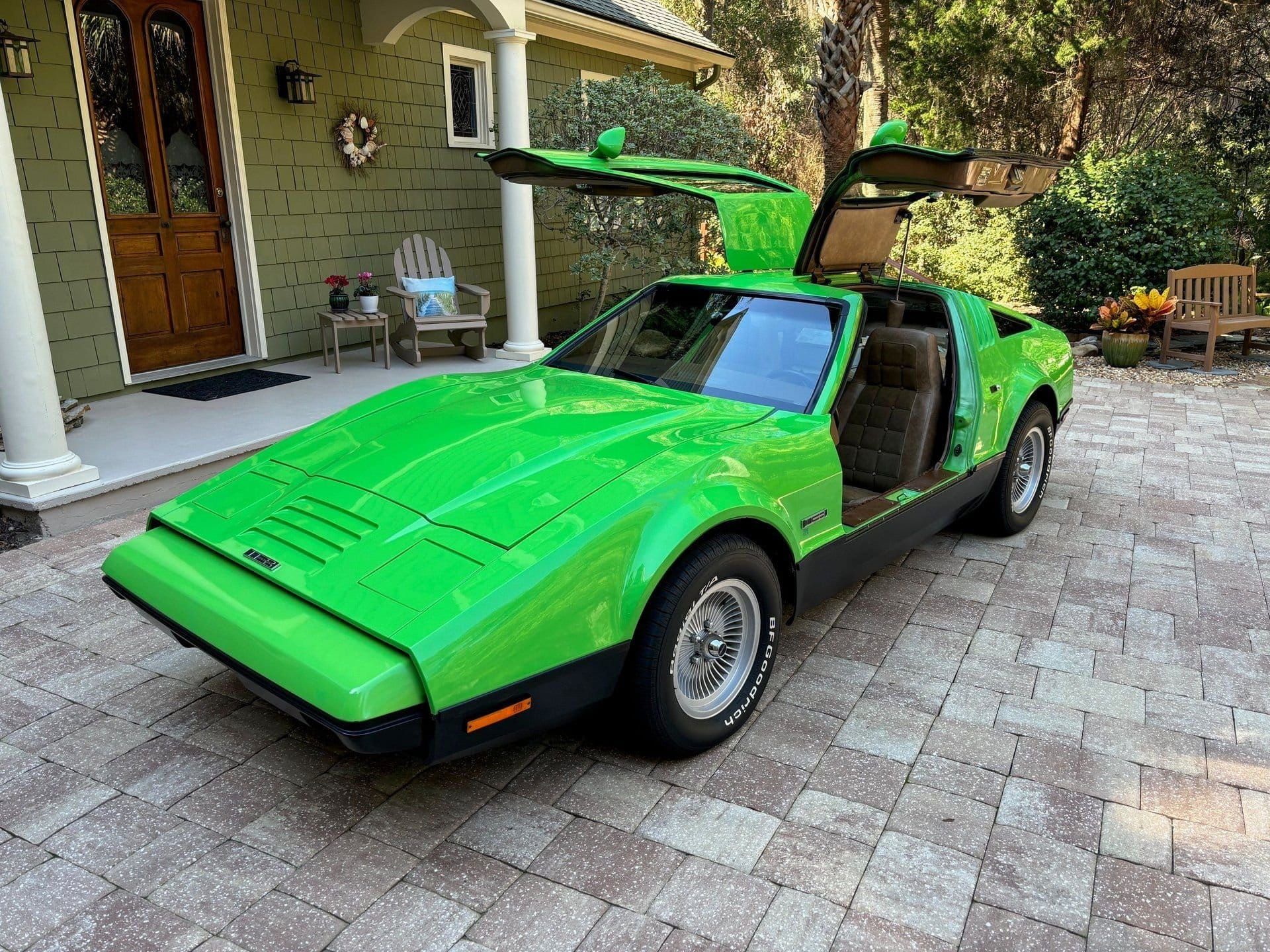 This Safety Green Bricklin SV1 Has Just 4700 Miles