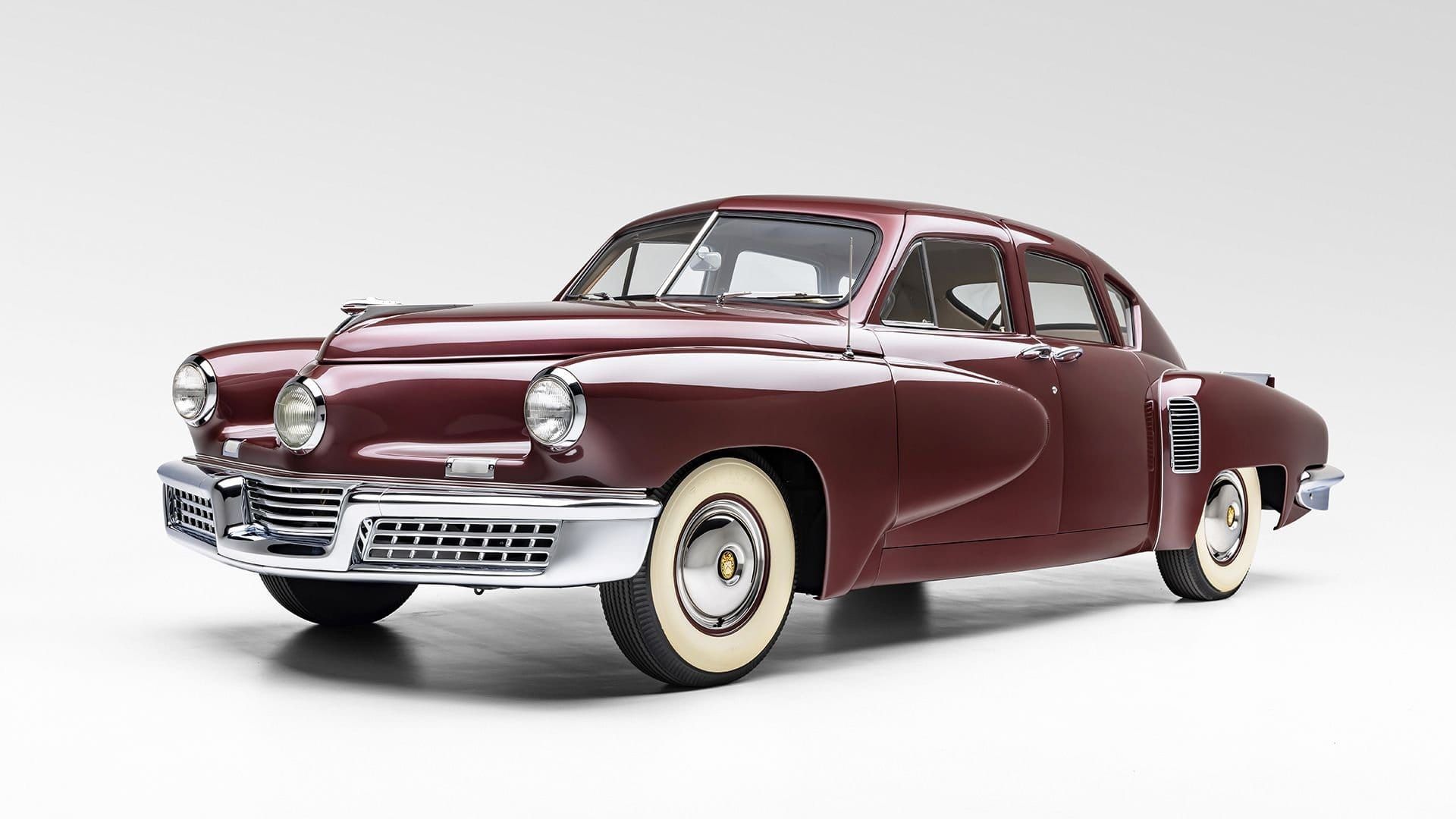 1948's Tucker アメリカングラフィティー The Historic 1948 Tucker '48: A Rare Gem at Broad Arrow Auctions