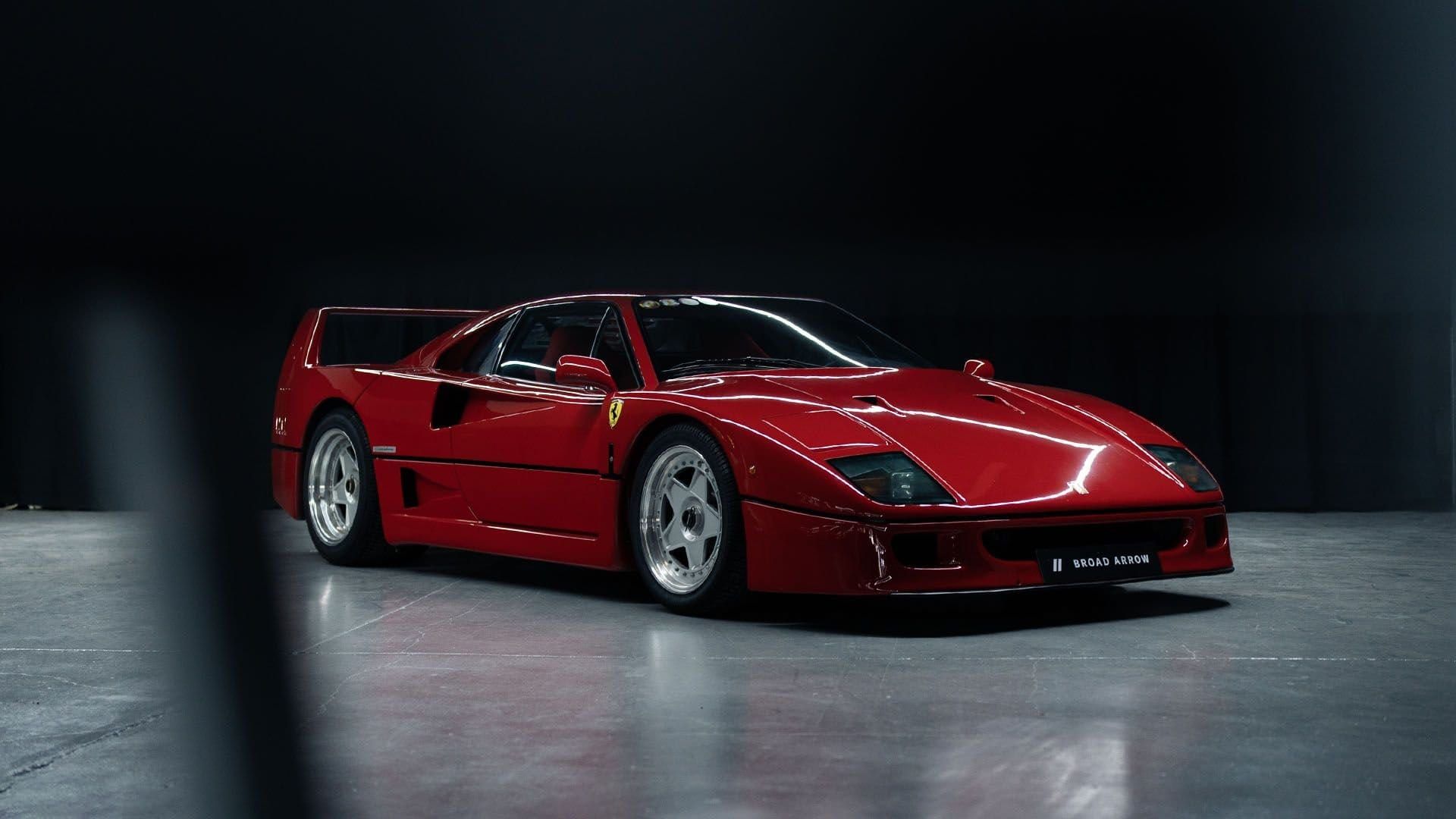 Pristine 1990 Ferrari F40 Headlines Broad Arrow's Zoute Auction