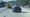 Dodge Challenger Crabbing On The Highway