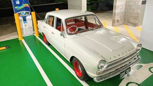 Classic Ford Cortina Converted To EV Restomod