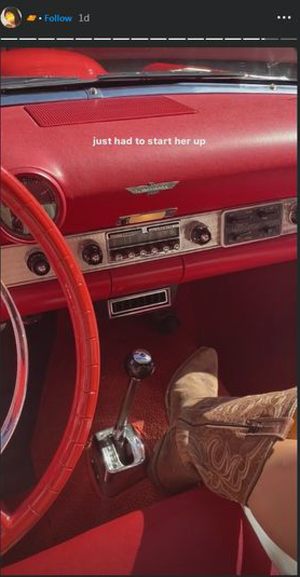 Kendall Jenner Takes Flack For Firing Up Her Classic Thunderbird