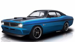 Modern Dodge Dart Demon Rendering Surfaces
