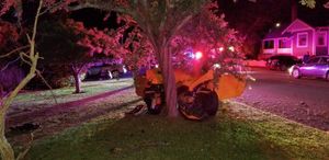 Intoxicated Driver Wrecks Ford Mustang With Ironic Bumper Stickers