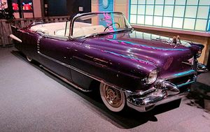 Only Grapes For The King in Elvis Presley's Purple 1956 Cadillac
