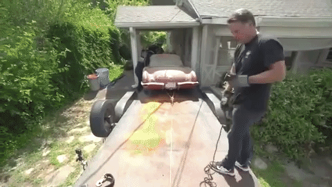 Neglected Barn Find 1959 Corvette Rescued