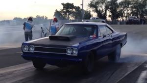 Watch A 1968 Road Runner Do A Big Wheelstand