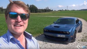 Shmee Drives A Dodge Challenger Scat Pack Widebody