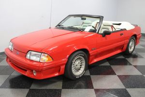 Red, White, and Drool-Worthy: 1990 Ford Mustang GT Convertible