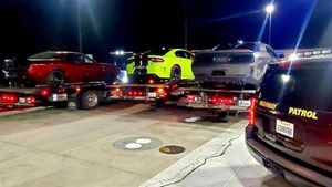 California Highway Patrol Busts Street Racing Mopars