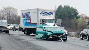 1956 Plymouth Belvedere Wrecked In Hit And Run
