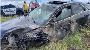 Cadillac CTS-V Stolen And Crashed In Texas