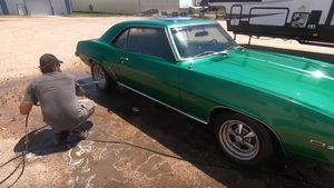Abandoned 1969 Camaro Gets A First Wash