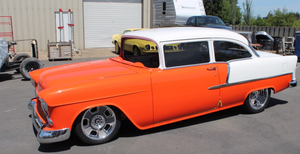 Blown 1955 Chevy Bel Air Restomod Has LS9 Power