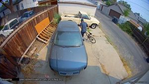 Cyclist Swipes Vintage Pioneer Stereo