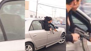 Street Takeover Participant Brandishes AK-47