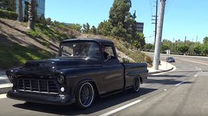 LS Powers This Slammed 1956 Chevy C10