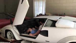 Grandma Stashed A Lamborghini Countach