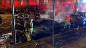 Parked Camaro Catches Fire In DC