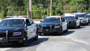 Dodge Charger Crashes During Georgia Police Chase