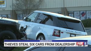 Thieves Swipe Luxury Vehicles From North Carolina Dealer