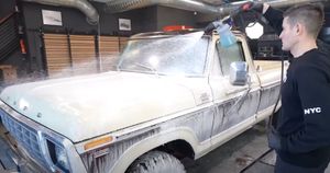 World’s Lowest Mileage F-250 Gets Full Detail After Four Decades Of Sitting