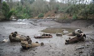 Nine Stolen Cars Pulled From Watery Scottish Grave