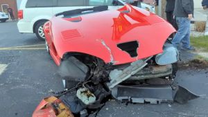 Viper Face Plants Into Pole