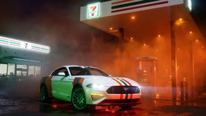7-Eleven Customized A Ford Mustang