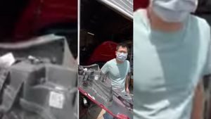 Turo Customer Starts Dismantling Rented Tesla