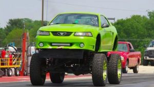 Monster Truck Mustang Entices And Violates