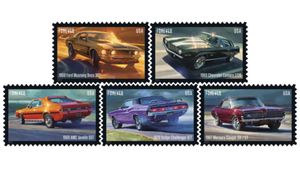 US Postal Service Unleashes Classic Pony Car Stamps