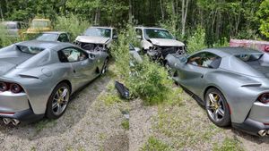 Ferrari 812 GT Stolen From Valet And Crashed