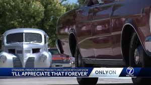 Strangers Surprise Man Battling Cancer With Pop-Up Car Show