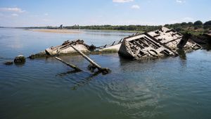 European Drought Reveals Nazi Ship Graveyard