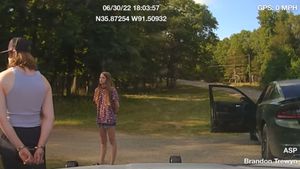 Teenage Couple Flee Police In Dodge Charger