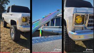 Someone Bedazzled This Chevy C10