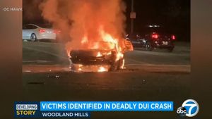 Classic Mustang Burns In Horrific Crash