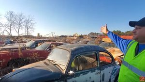 Recycling Yard Hides Hundreds Of Classic Cars
