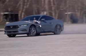 Vaughn Gittin Jr Gets Behind The Wheel Of A 2024 Mustang