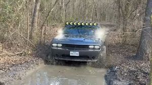 Dodge Challenger Goes Off-Roading